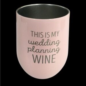👛 2/$15 SWIG Stainless Wine Tumbler, Wedding Planning Motif, 12oz.